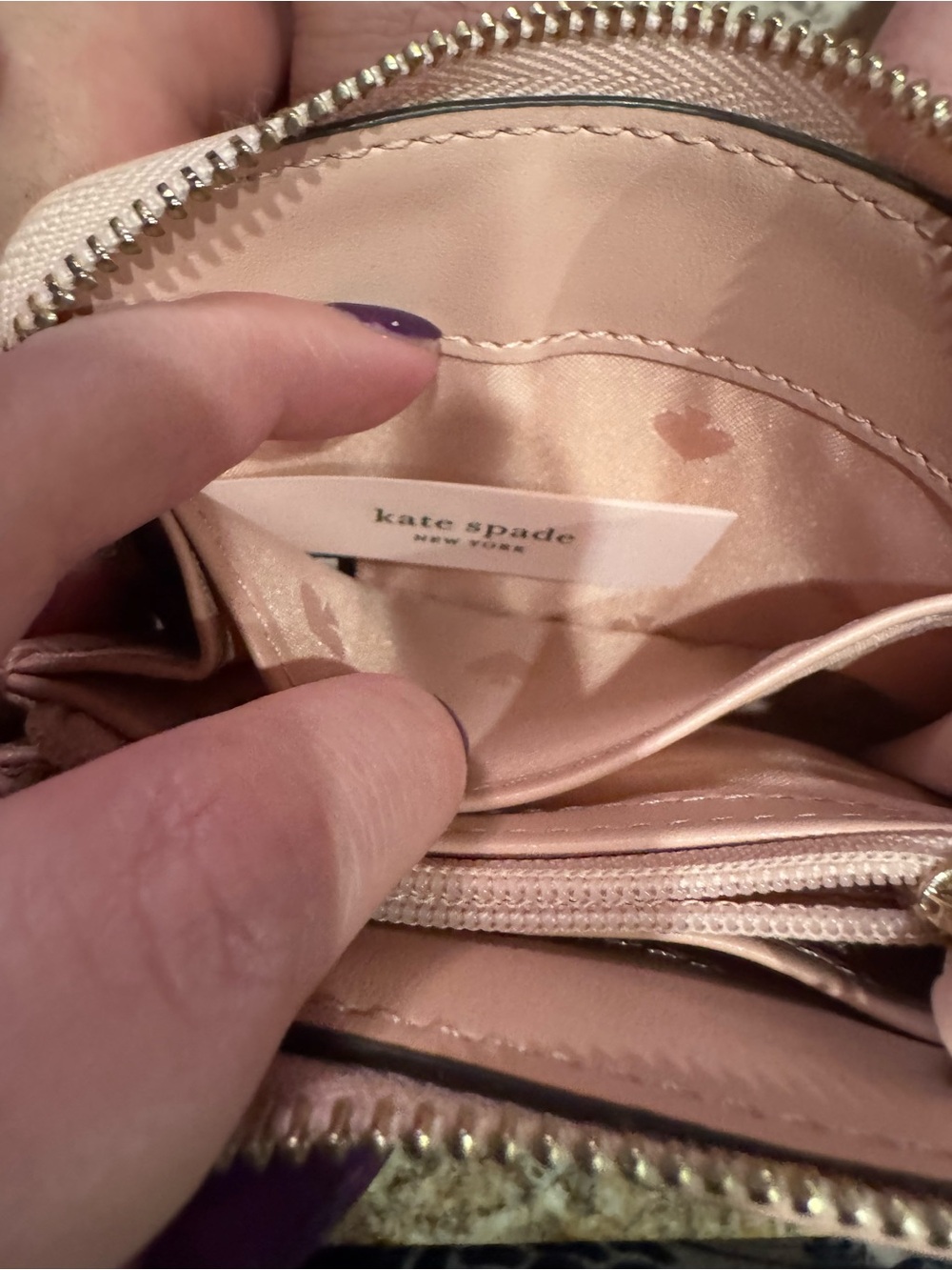 kate spade Pink Quilted Leather Wallet - Picture 4 of 4